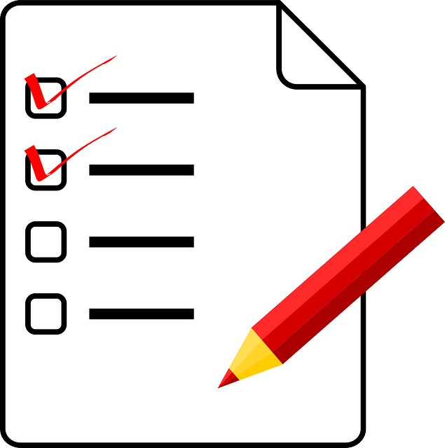 checklist clipart procedure