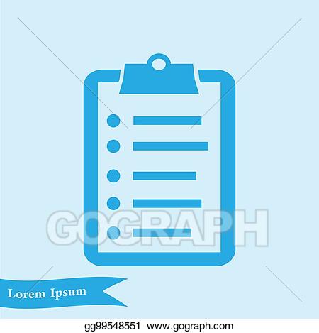 checklist clipart simbol