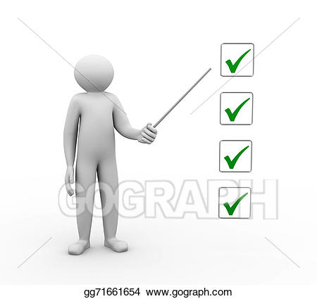 Checklist clipart stick figure. Drawing d man with