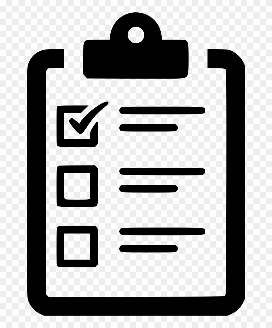 Poll task list clipboard. Checklist clipart to do