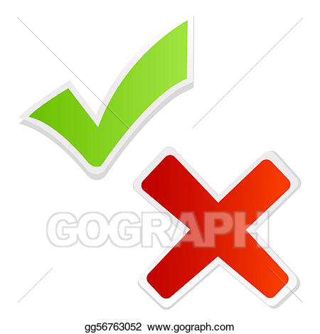 Stock illustration green tick. Checkmark clipart check mark