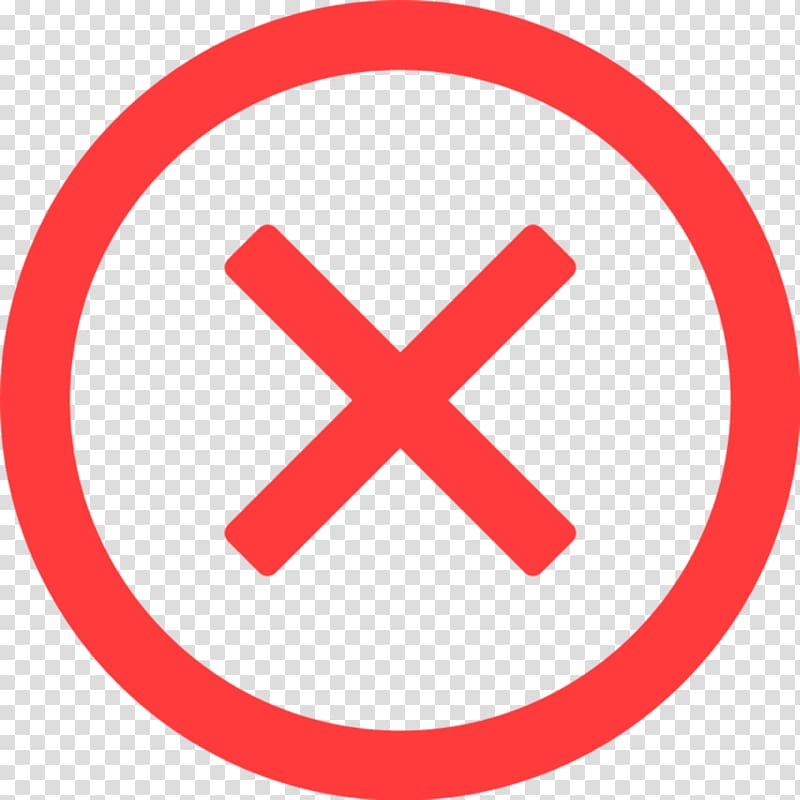 Checkmark clipart circle. Check mark deny transparent