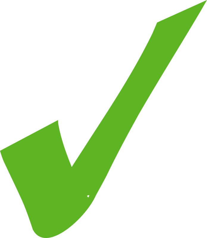 Checkmark clipart correct tick. Green medium image png
