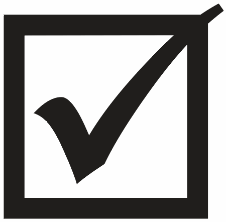 Checkmark clipart endorsement. Street roots ballot measure