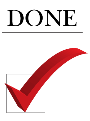 Checkmark clipart goal. The top objectives to