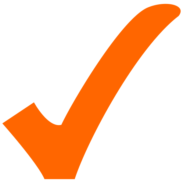 Checkmark clipart orange. File check svg wikimedia