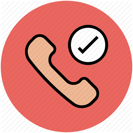 checkmark clipart phone call