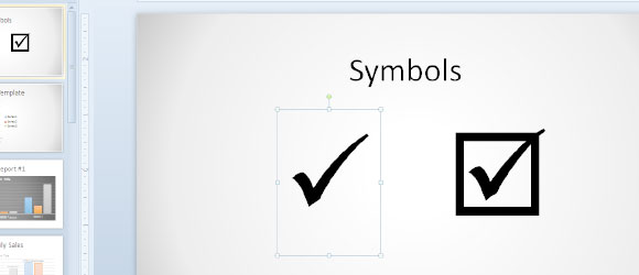 Checkmark clipart right sign. How to insert a