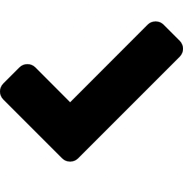 Checkmark clipart right sign. Correct symbol icons free