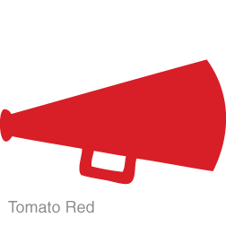 Megaphone . Cheer clipart red