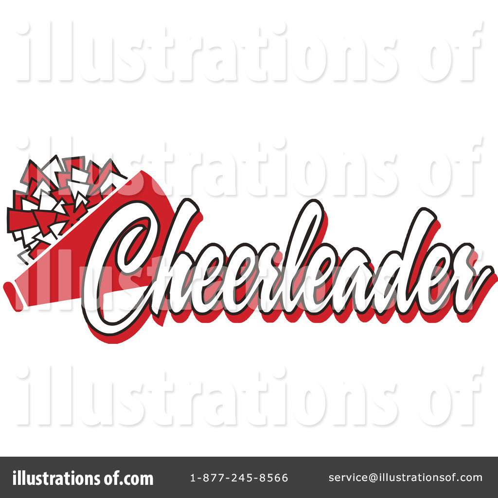 Cheer clipart red. Cheerleading illustration by johnny