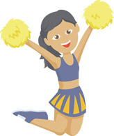 Search results for clip. Cheer clipart yellow