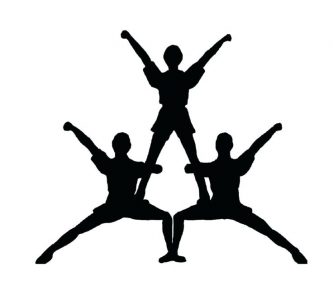 cheerleader clipart cheerleading stunt