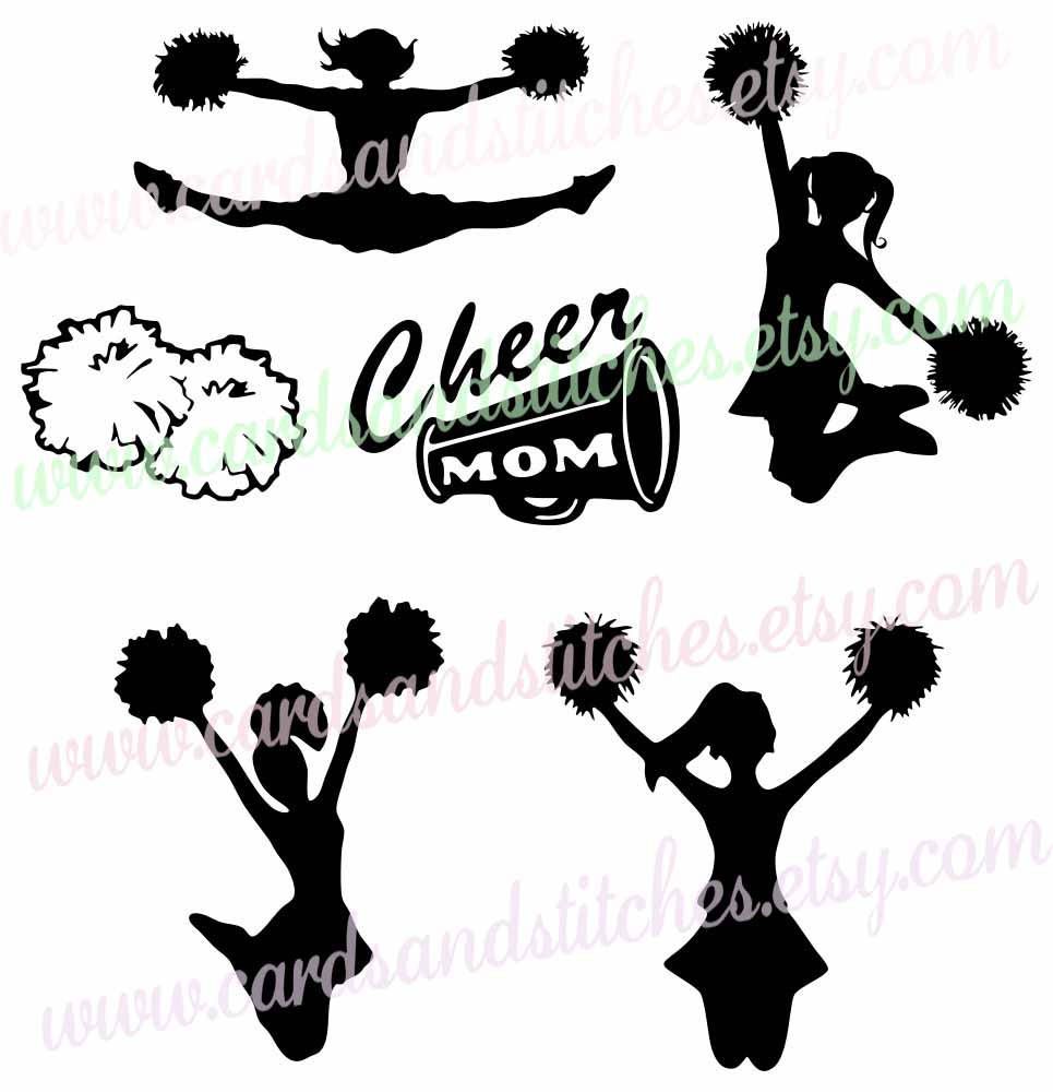 cheerleader clipart svg
