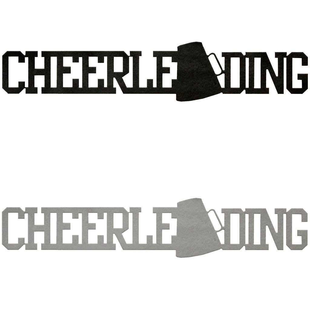 cheerleader clipart word