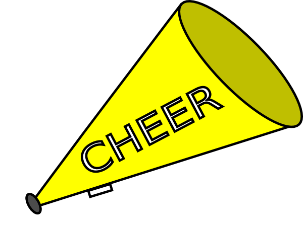 cheerleader clipart yellow