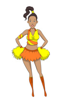 Search results for clip. Cheerleading clipart african american