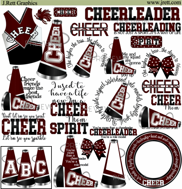cheerleading clipart cheer squad