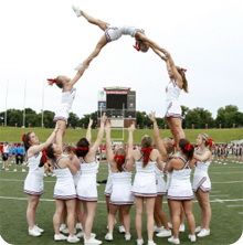 cheerleading clipart cheerleading pyramid