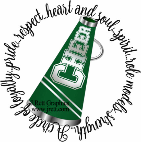 Cheerleading clipart green. Cheer clip art more
