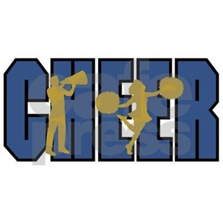 cheers clipart blue gold