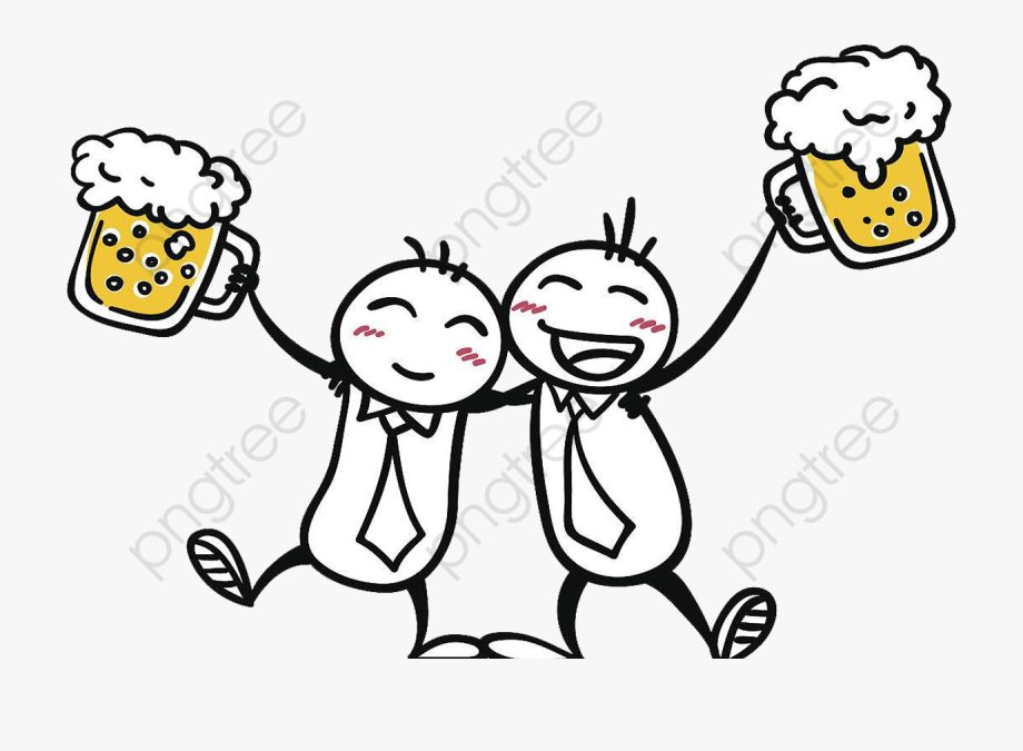 Clipart beer cheer. Drink new year cheers
