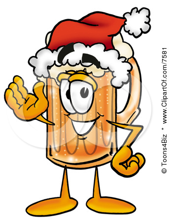 cheers clipart christmas