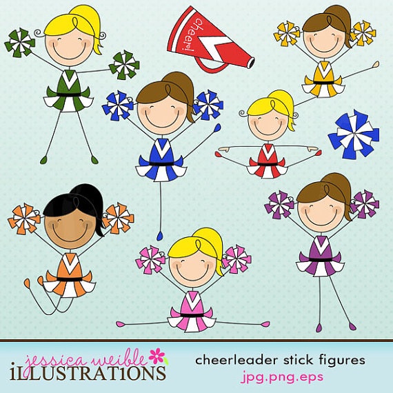 cheer clipart group