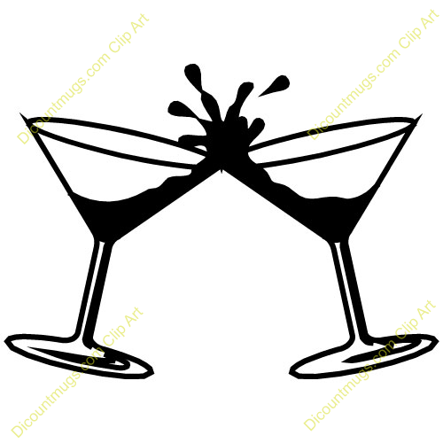 Girl in free download. Cheers clipart martini glass