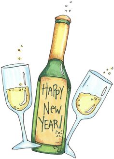 Cheers clipart new year.  best happy images