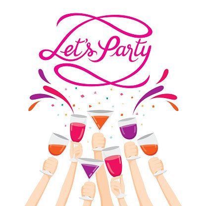 cheers clipart party