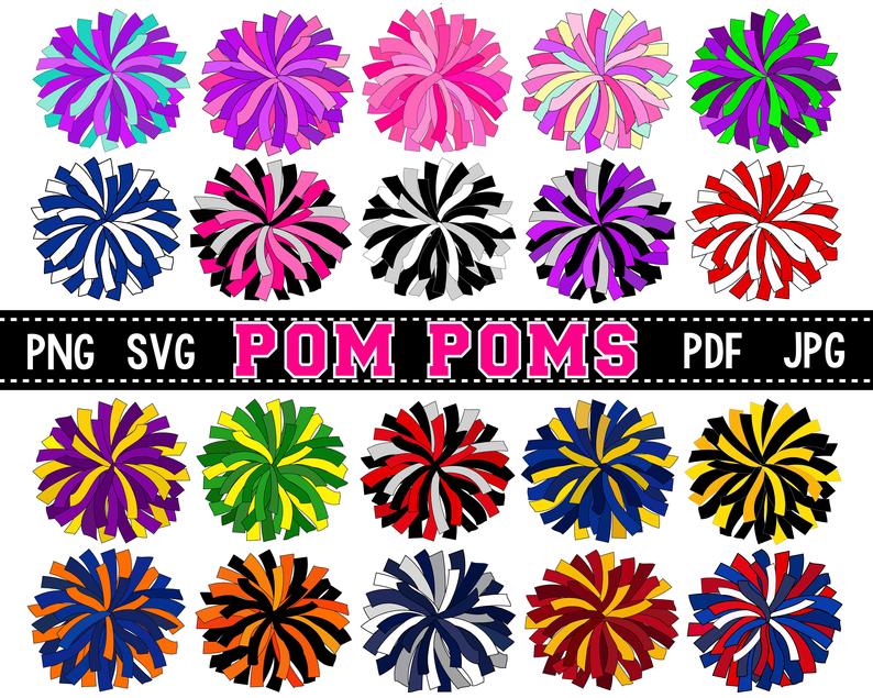 cheers clipart pompom
