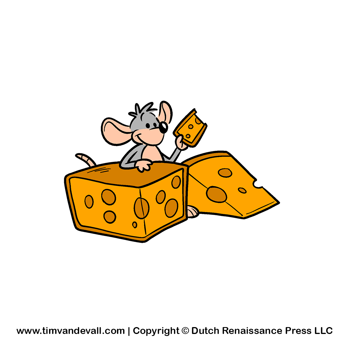 clipart mouse cheese
