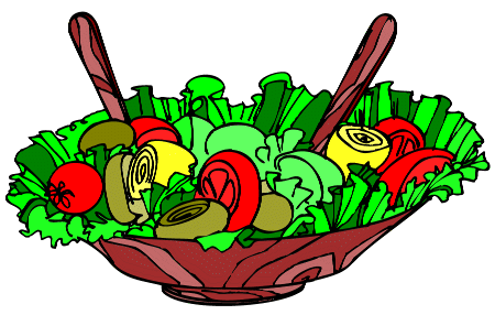 clipart lunch salad