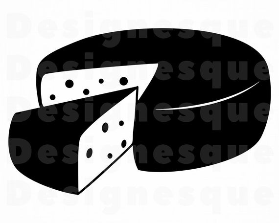 cheese clipart silhouette