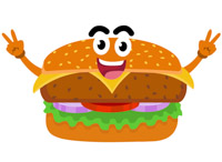 Burger clipart clip art. Free fast food pictures