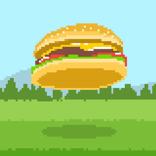 Tasty hamburger gifs pics. Cheeseburger clipart animated