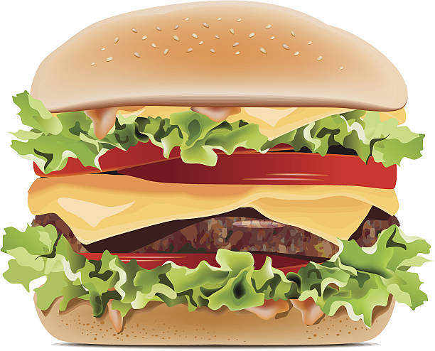 cheeseburger clipart bacon cheeseburger