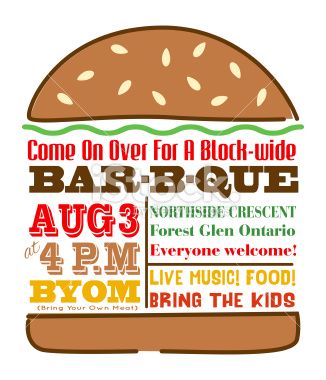 Hamburger invitation template on. Cheeseburger clipart bbq burger