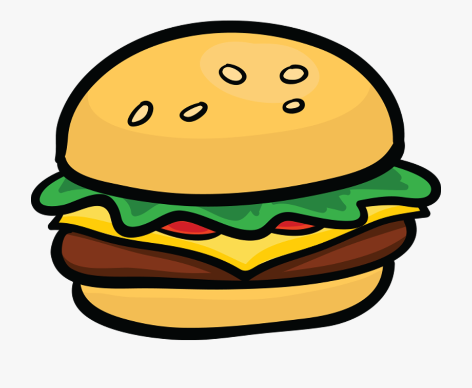 hamburger clipart cartoon