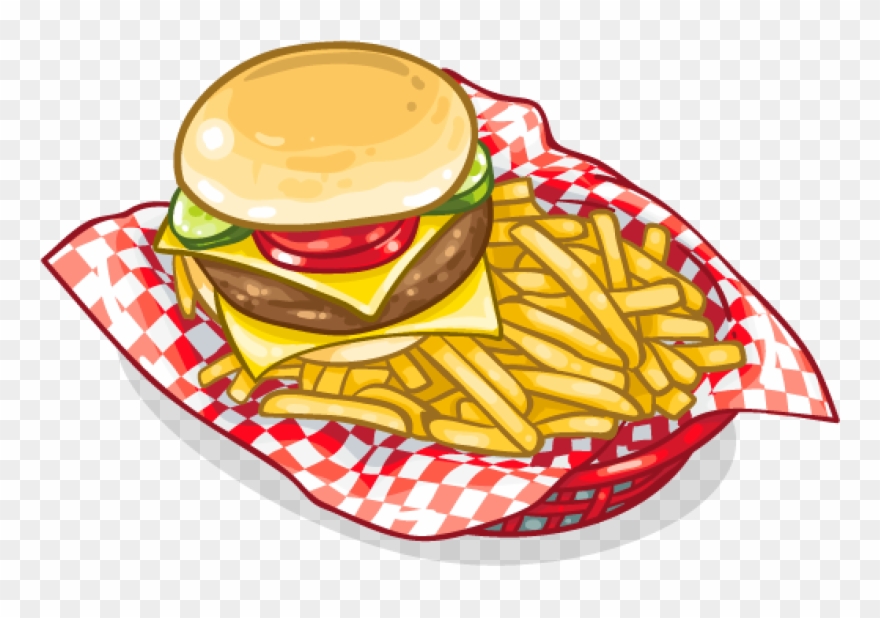 fries clipart hamburger fry