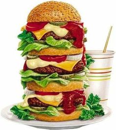 cheeseburger clipart healthy burger