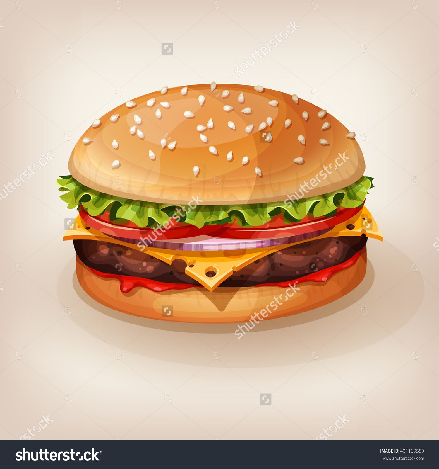 cheeseburger clipart juicy burger