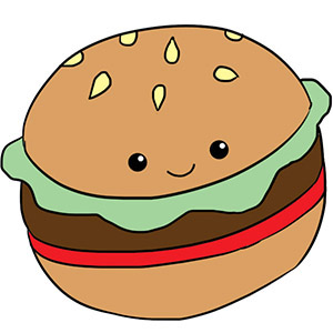 Cheeseburger clipart mini burger. Comfort food hamburger an