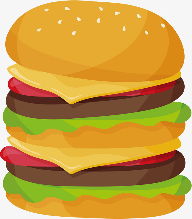 Cheeseburger clipart vector. Super jumbo burger png