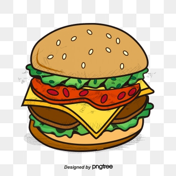 cheeseburger clipart vector