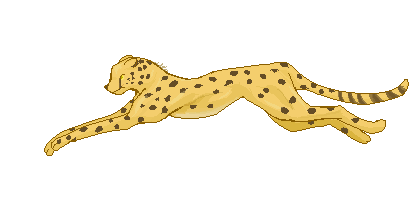 cheetah clipart animated