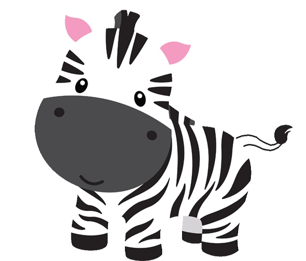 Jungle animals panda free. Clipart zebra baby boy