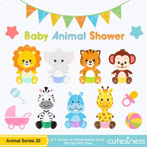 cheetah clipart baby shower