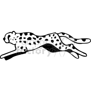 jaguar clipart cheetah run